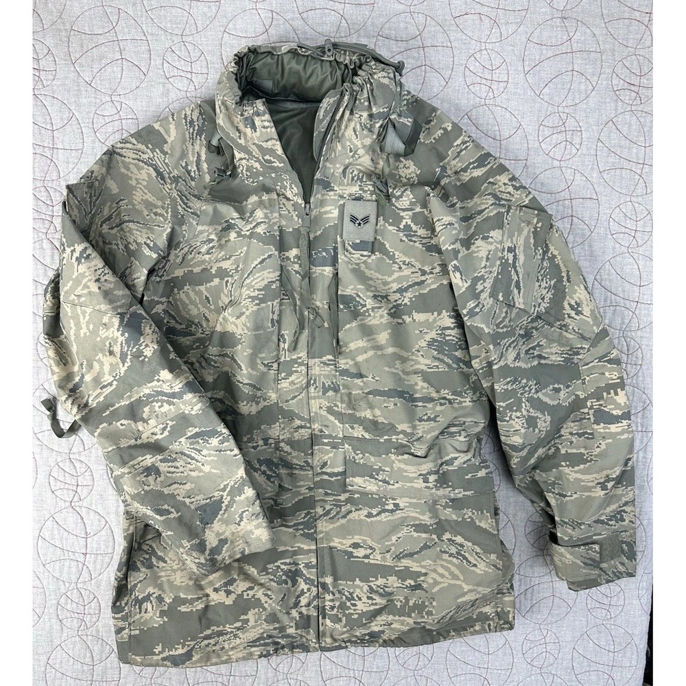 US AIR FORCE Gore-Tex All-Purpose Environmental Camo Parka Shell / Medium Long - Picture 2 of 10